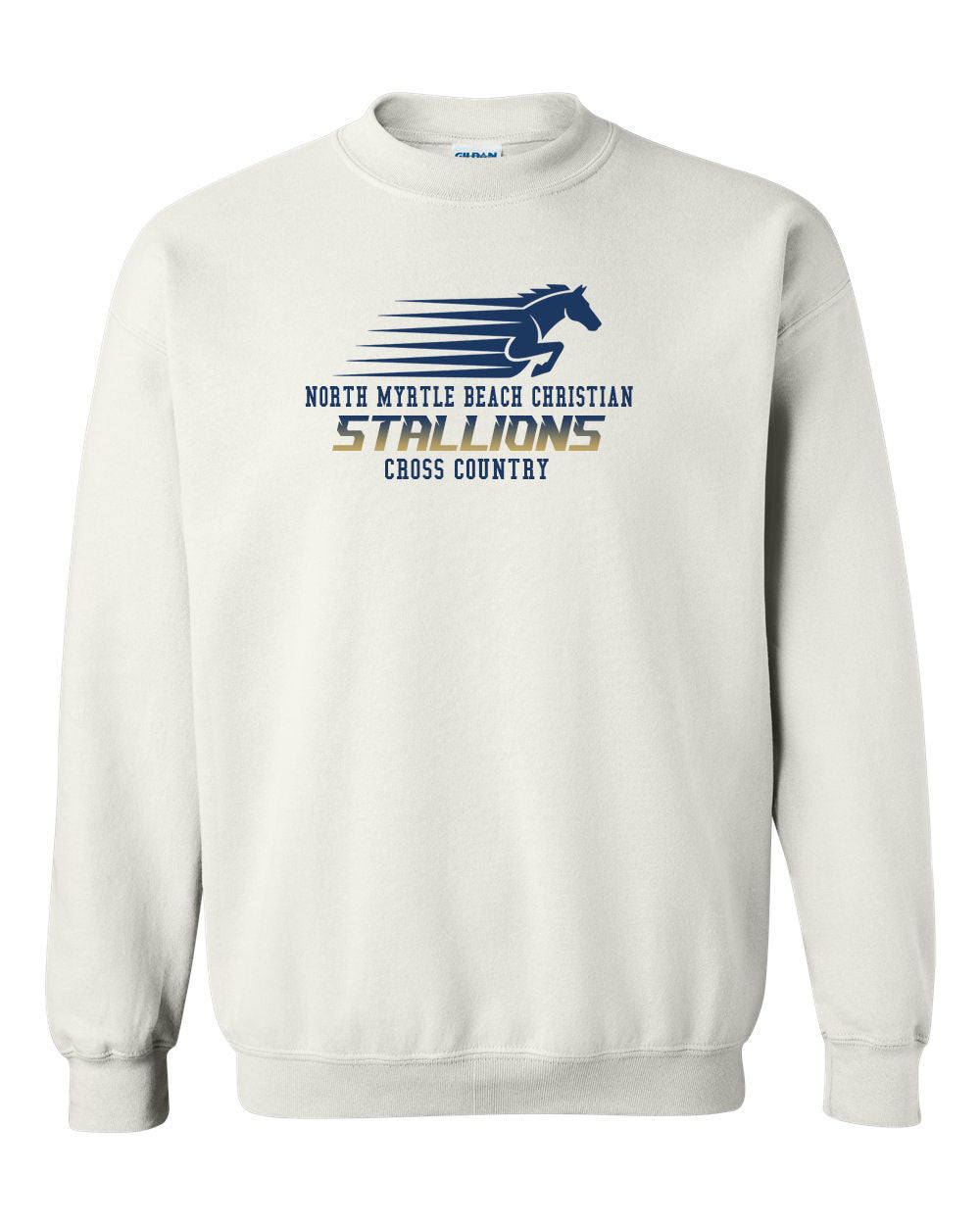 NMB Christian School Cross Country Non Hooded Sweatshirt Design 1