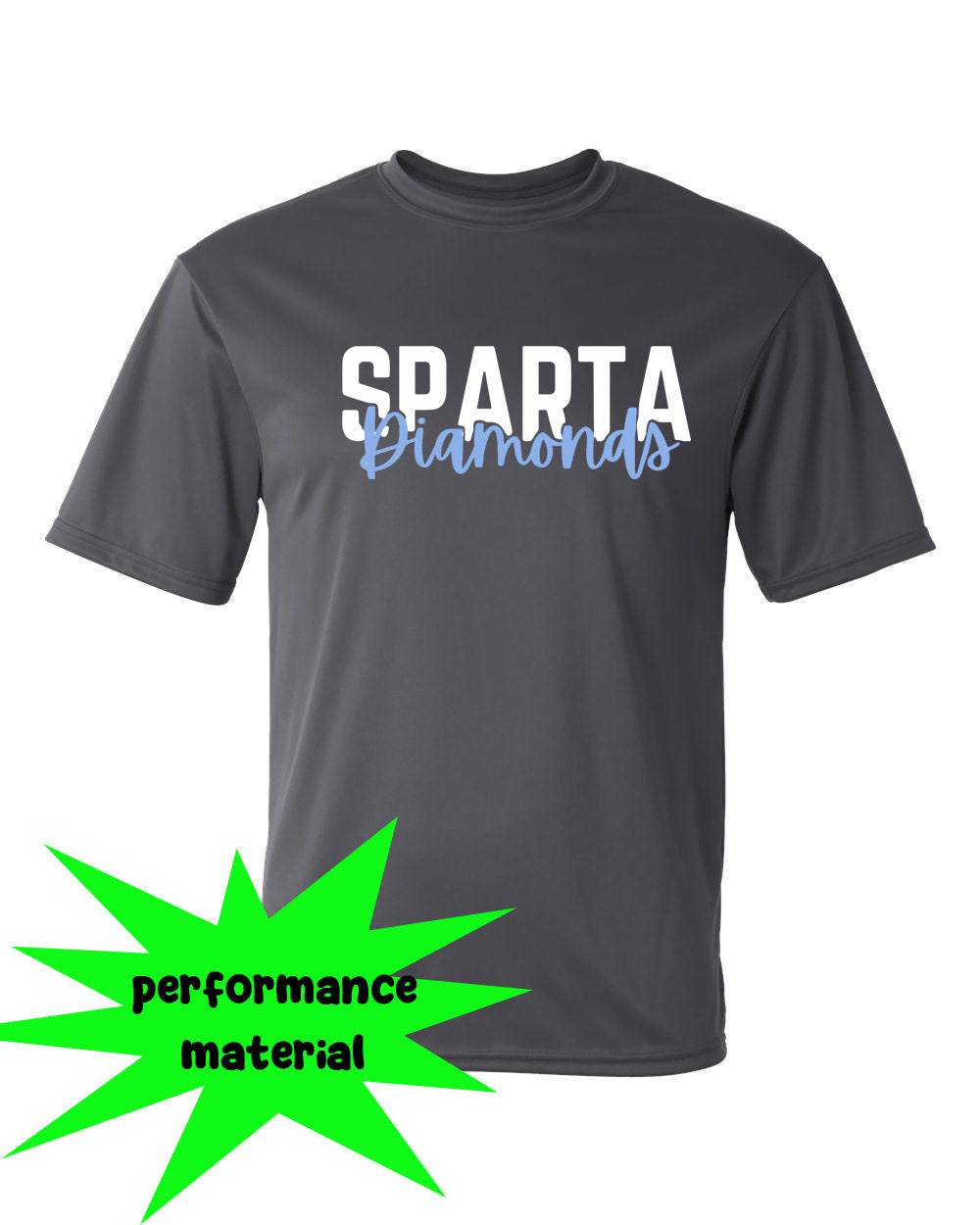 Sparta Diamonds Performance Material Shirt Design 3