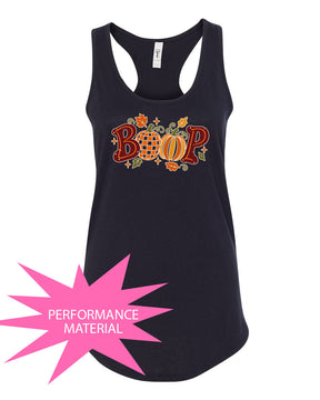 Boop Performance Racerback Tank Top Design 3
