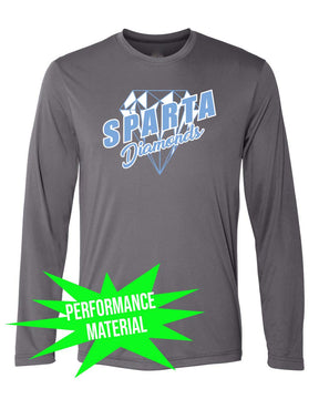 Sparta Diamonds Performance Material Long Sleeve Shirt Design 2