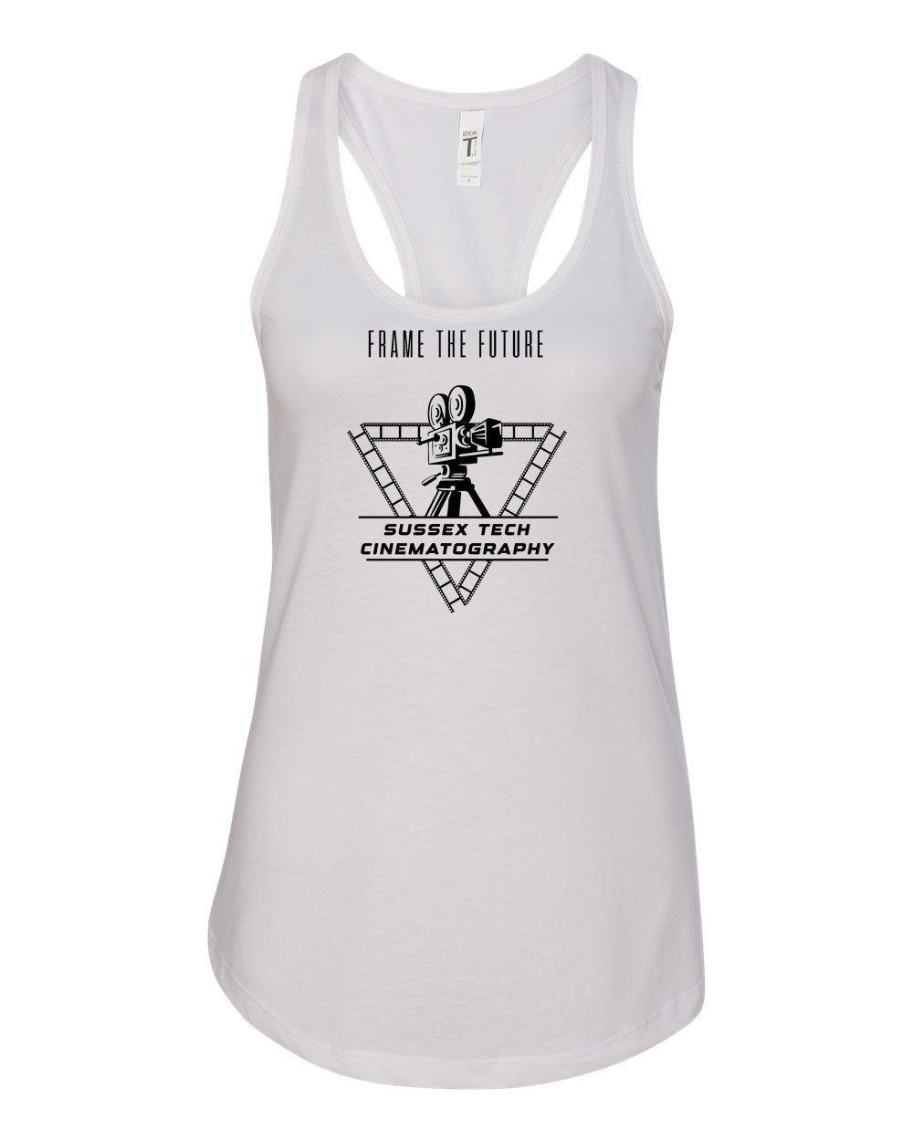 Sussex Tech Film Racerback Tank Top Design 2