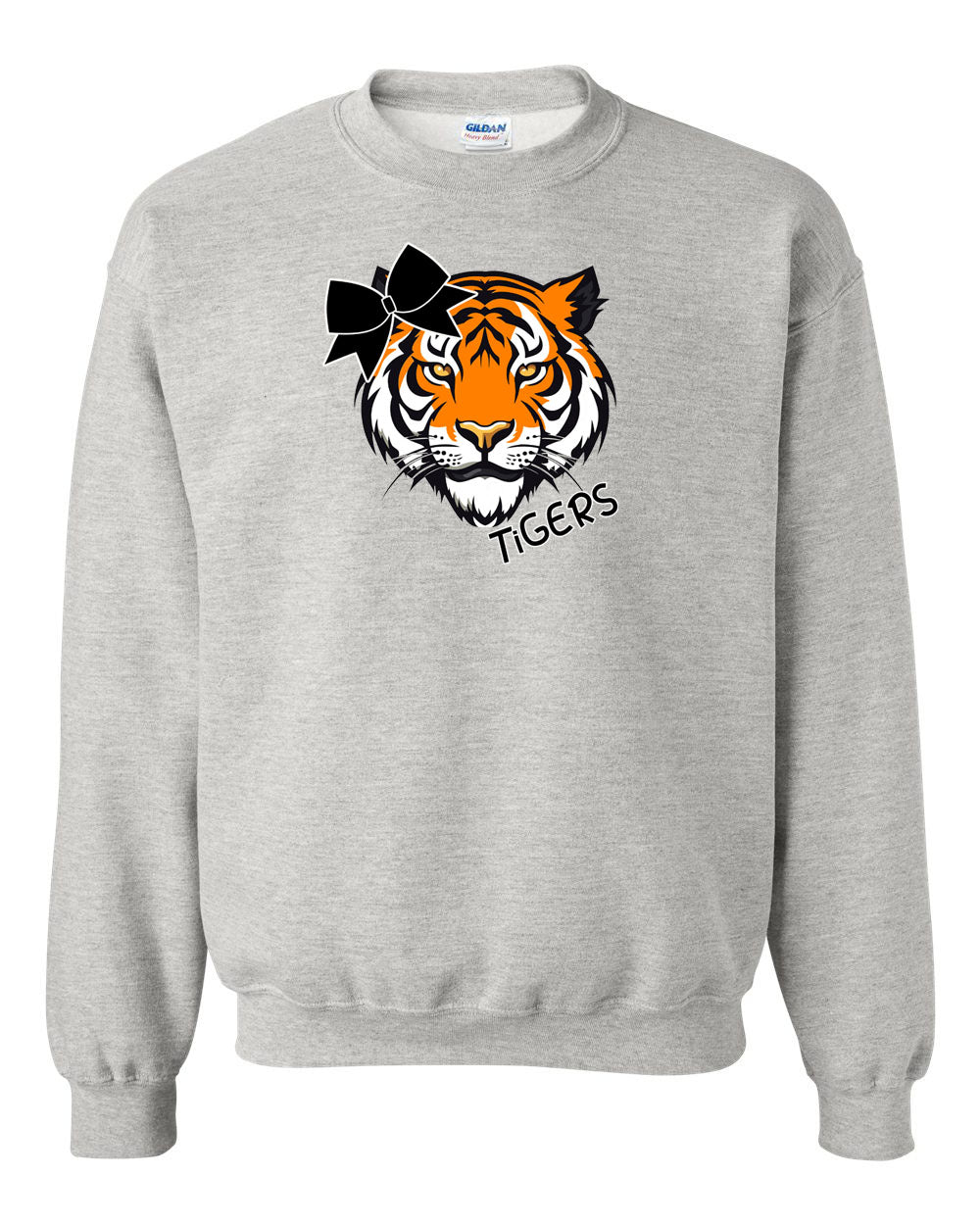 Tigers Cheer non hooded sweatshirt Design 5