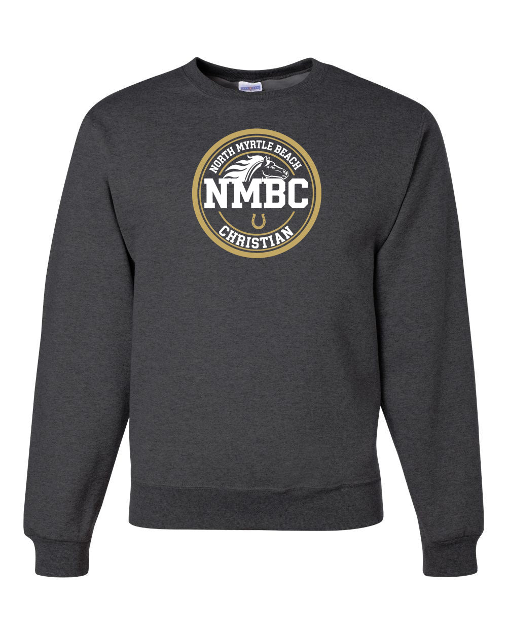 NMB Christian School Spiritwear Non Hooded Sweatshirt Design 3