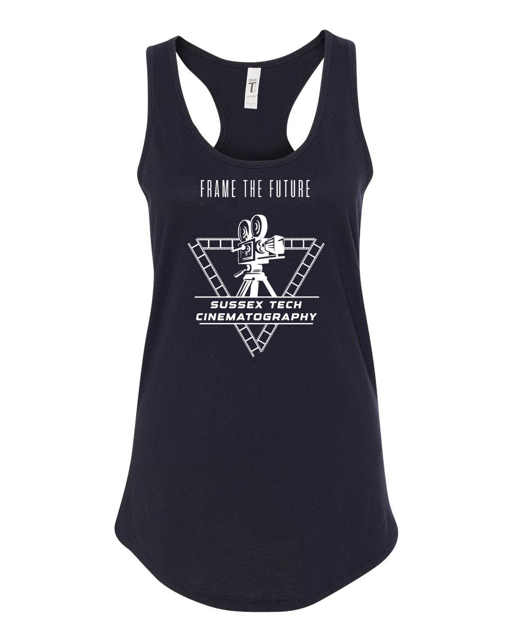Sussex Tech Film Racerback Tank Top Design 2