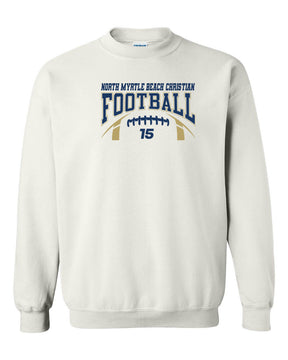 NMB Christian School Football Non Hooded Sweatshirt Design 2