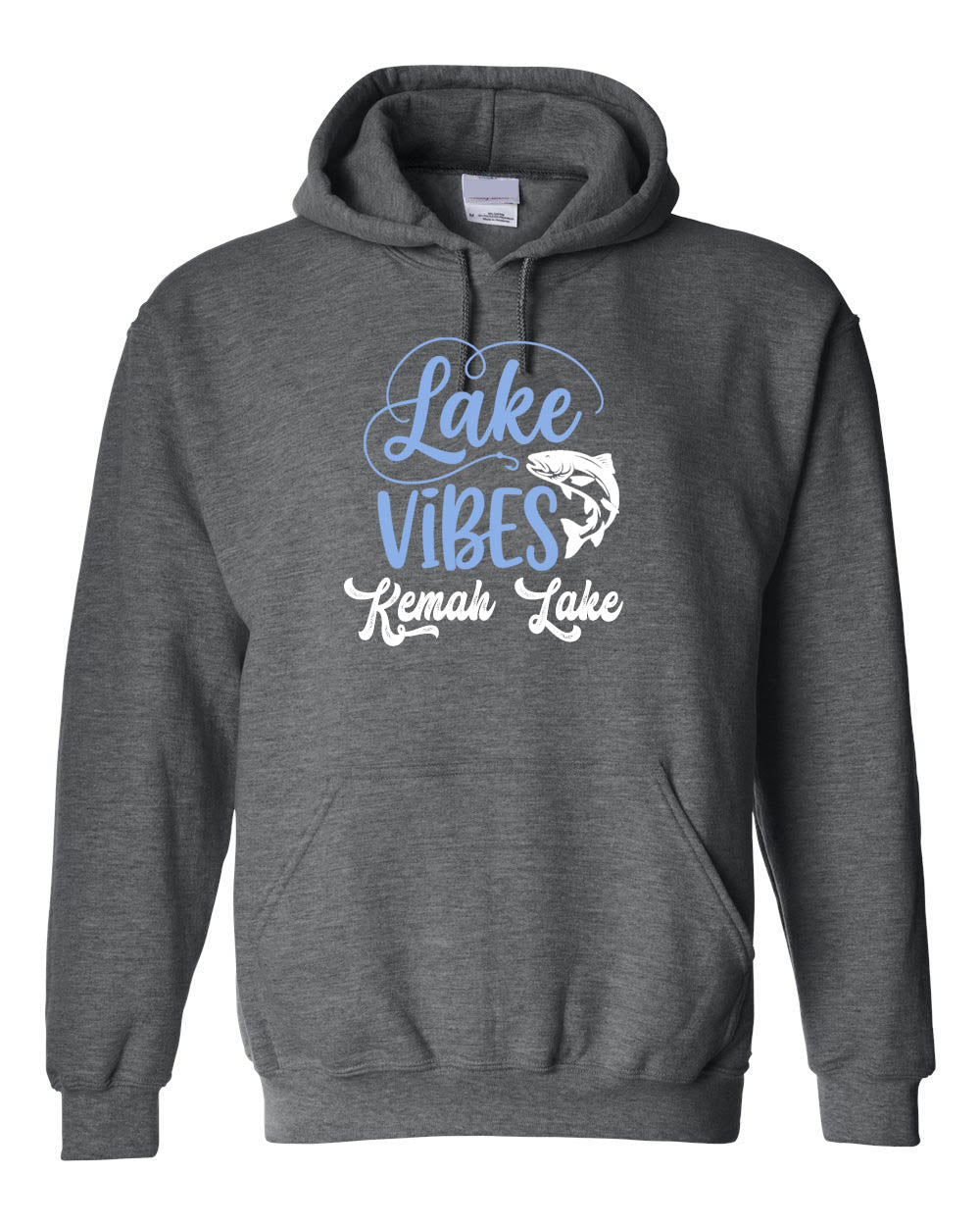 Kemah Lake Hooded Sweatshirt Design 3