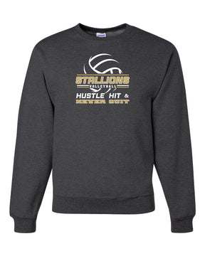NMB Christian School Volleyball Non Hooded Sweatshirt Design 1