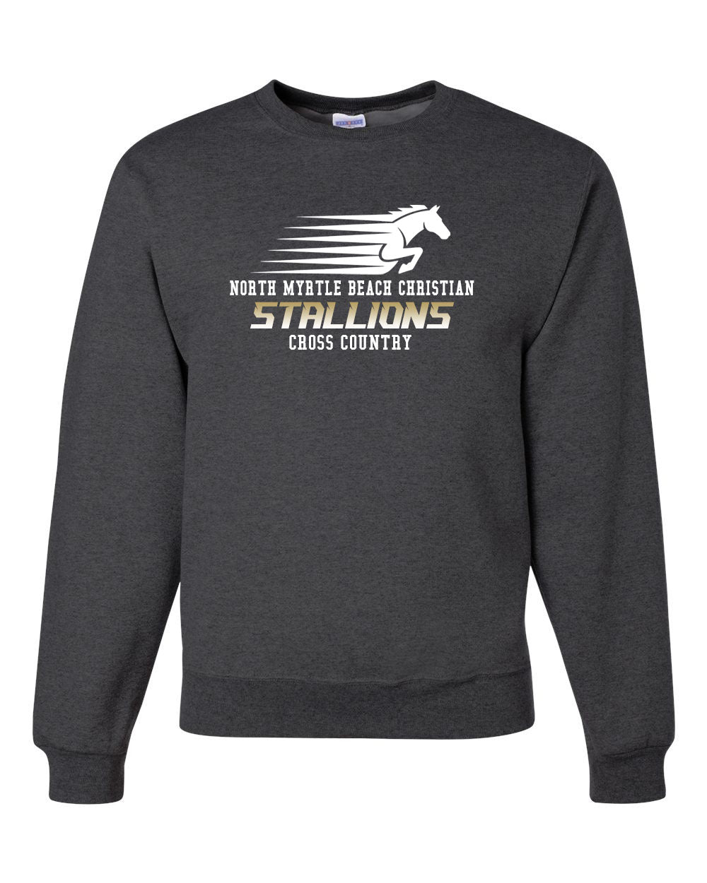 NMB Christian School Cross Country Non Hooded Sweatshirt Design 1