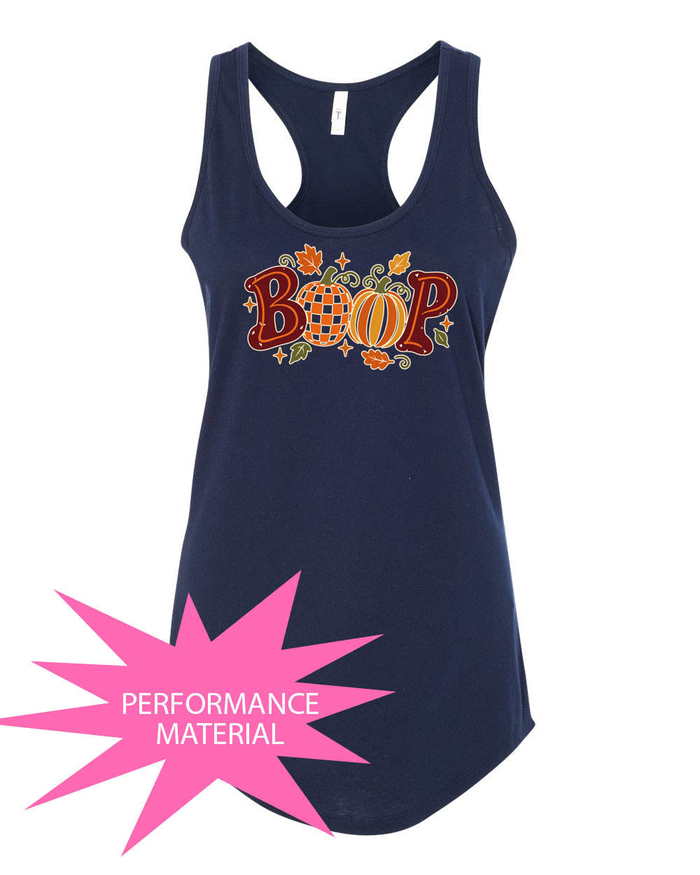Boop Performance Racerback Tank Top Design 3