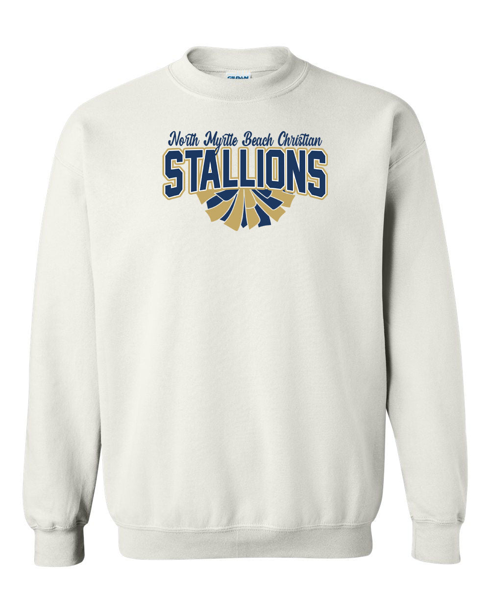 NMB Christian School Cheer Non Hooded Sweatshirt Design 1