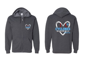 Sparta Cyclones Design 5 Zip up Sweatshirt