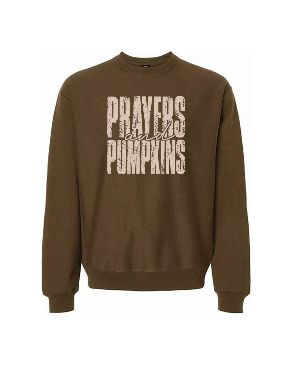 Fall Pumpkins and Prayers non hooded sweatshirt
