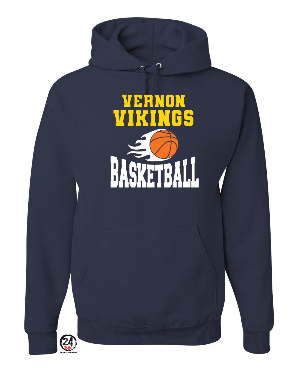 Vernon Basketball Hooded Sweatshirt