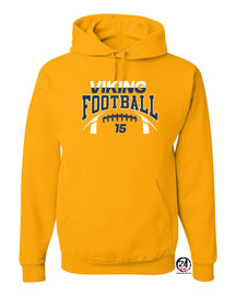 Viking Football Design 8 Hooded Sweatshirt