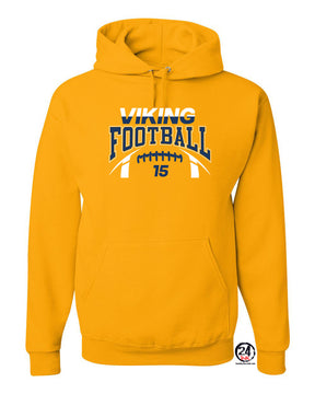 Viking Football Design 8 Hooded Sweatshirt