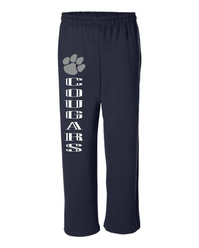 Cougars Open Bottom Sweatpants Design 2