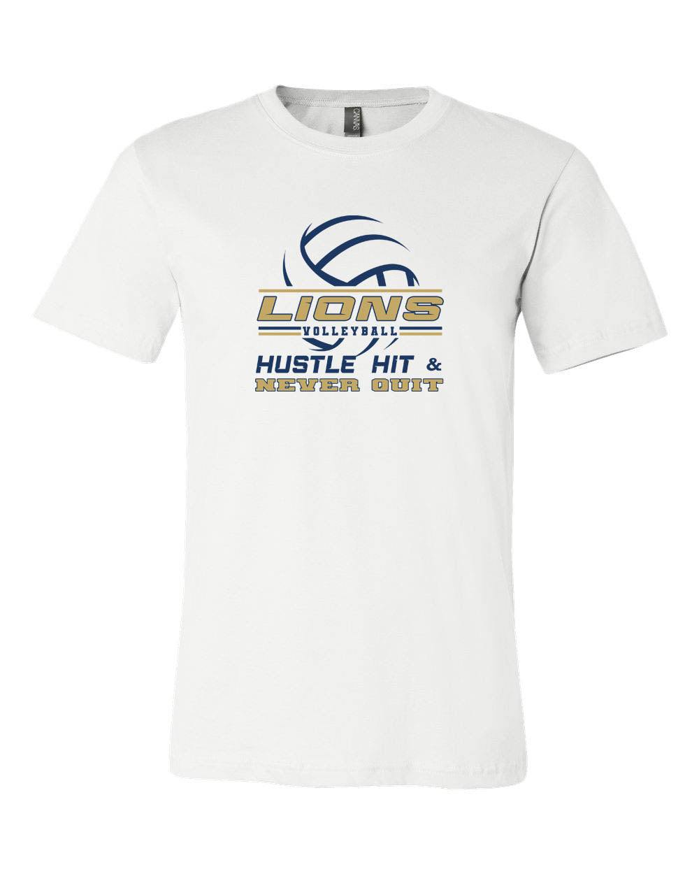 Lions Volleyball T-Shirt Design 1
