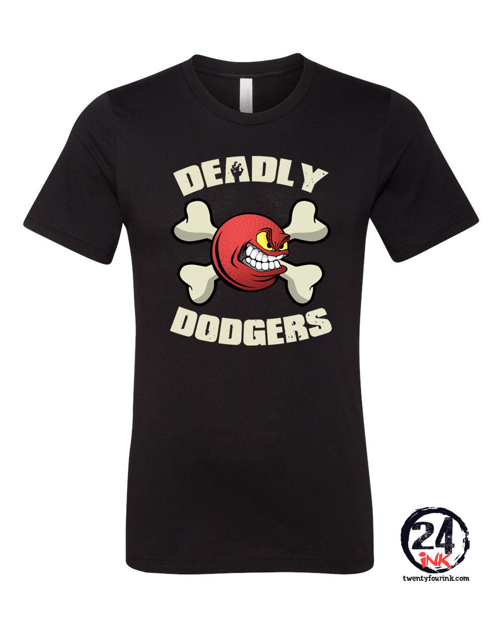 Deadly Dodgers Dodgeball t-shirt