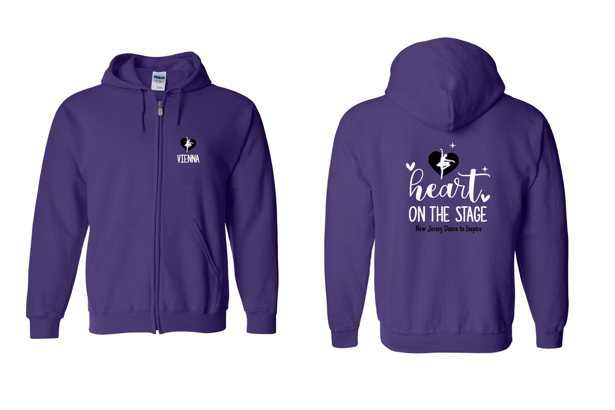 NJ Dance design 22 Zip up Sweatshirt