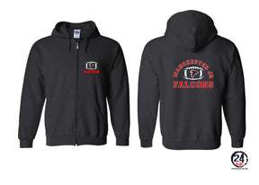 Falcons Football Zip up Sweatshirt Design 1