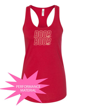Boop Performance Racerback Tank Top Design 4