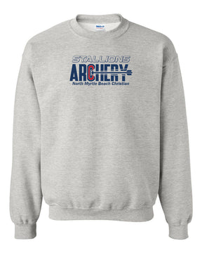 NMB Christian School Archery Non Hooded Sweatshirt Design 1