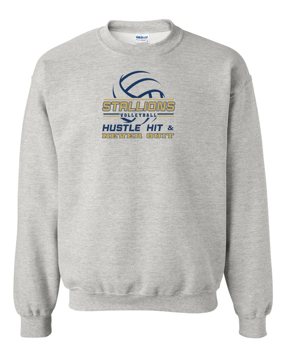 NMB Christian School Volleyball Non Hooded Sweatshirt Design 1