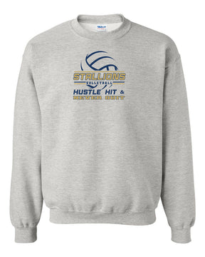 NMB Christian School Volleyball Non Hooded Sweatshirt Design 1
