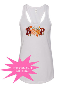 Boop Performance Racerback Tank Top Design 3