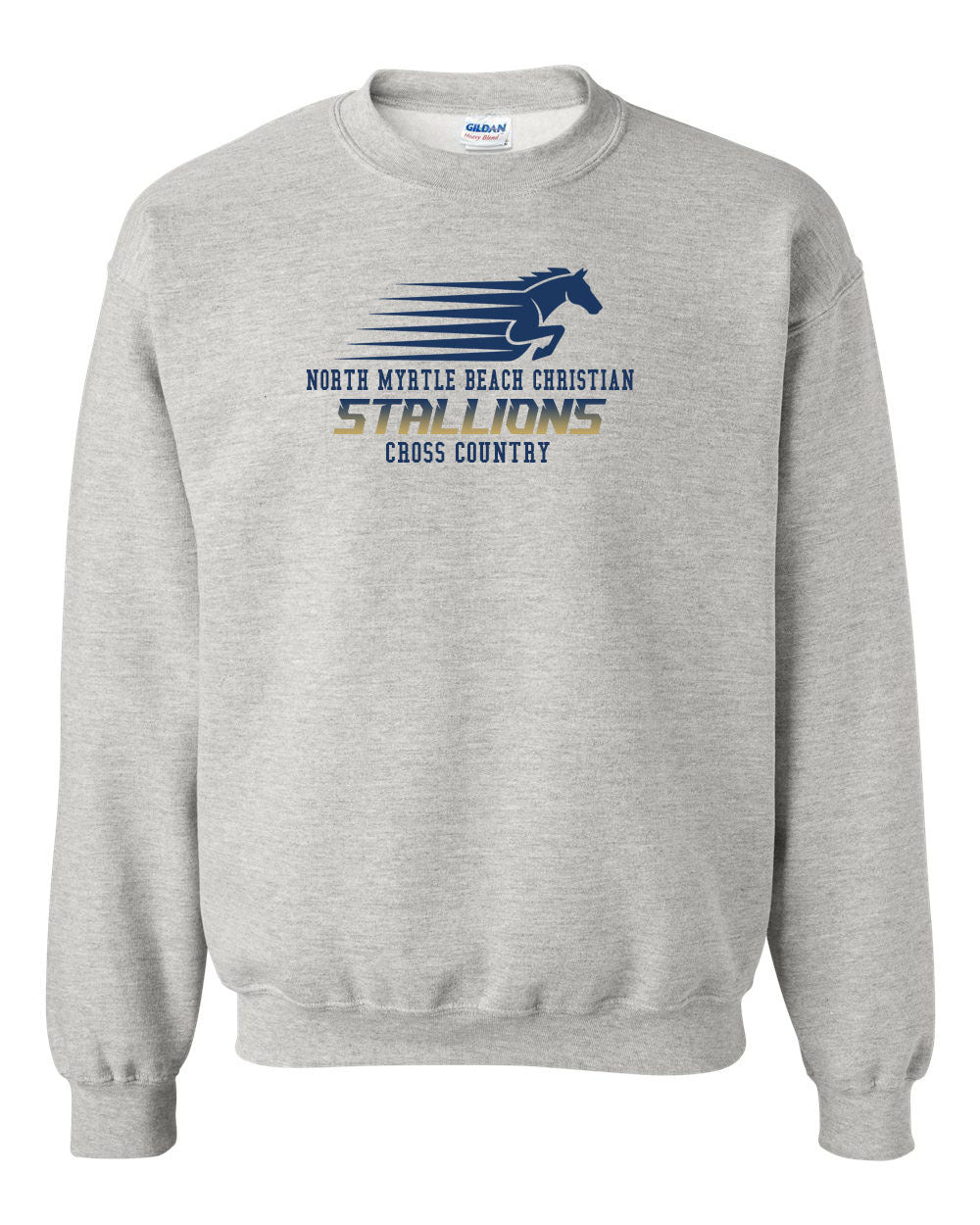 NMB Christian School Cross Country Non Hooded Sweatshirt Design 1