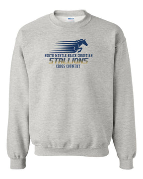 NMB Christian School Cross Country Non Hooded Sweatshirt Design 1