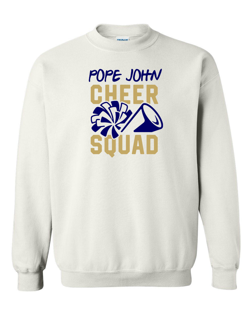 Pope John Cheer Design 9 non hooded sweatshirt