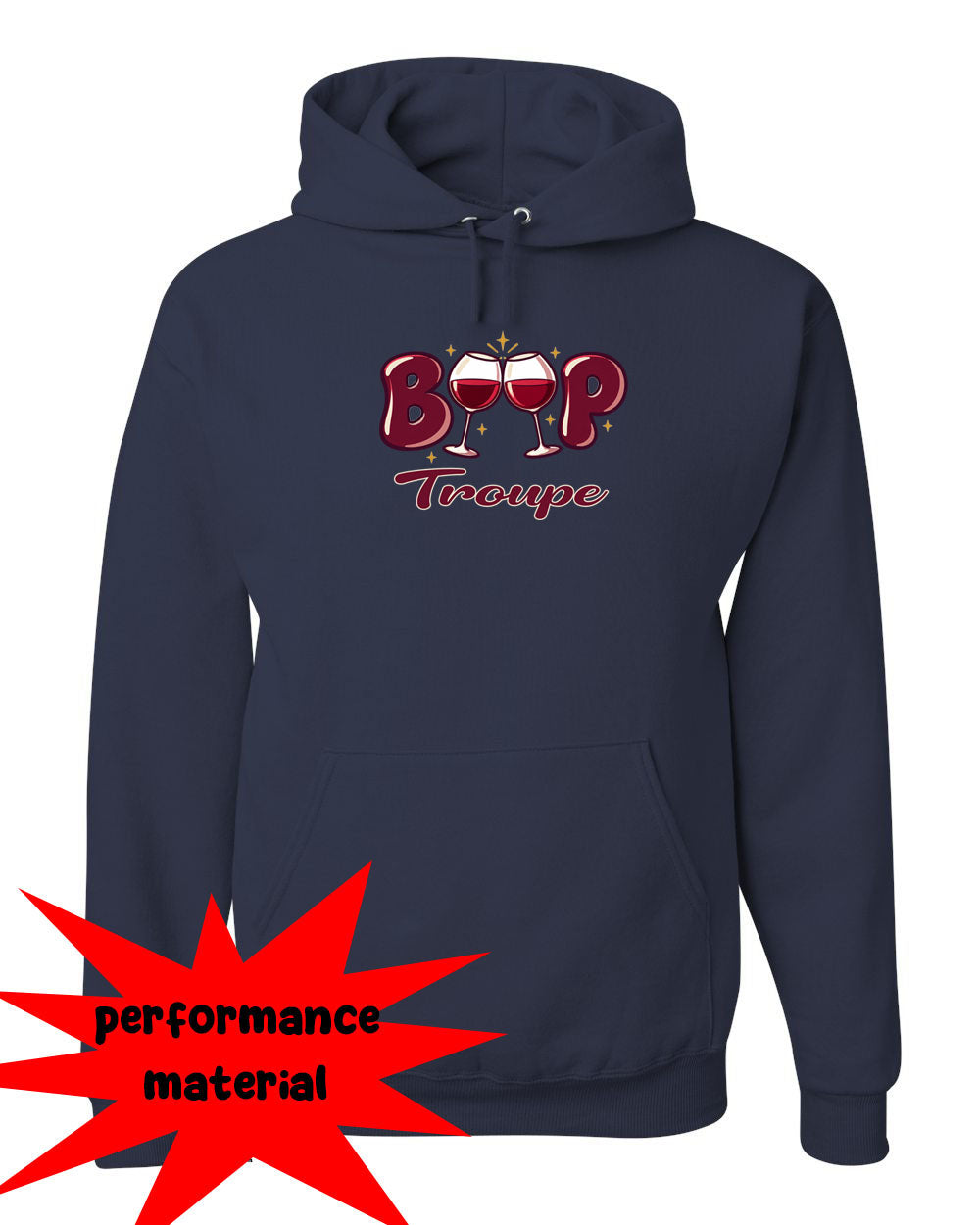 Boop Performance Hooded Sweatshirt Design 1