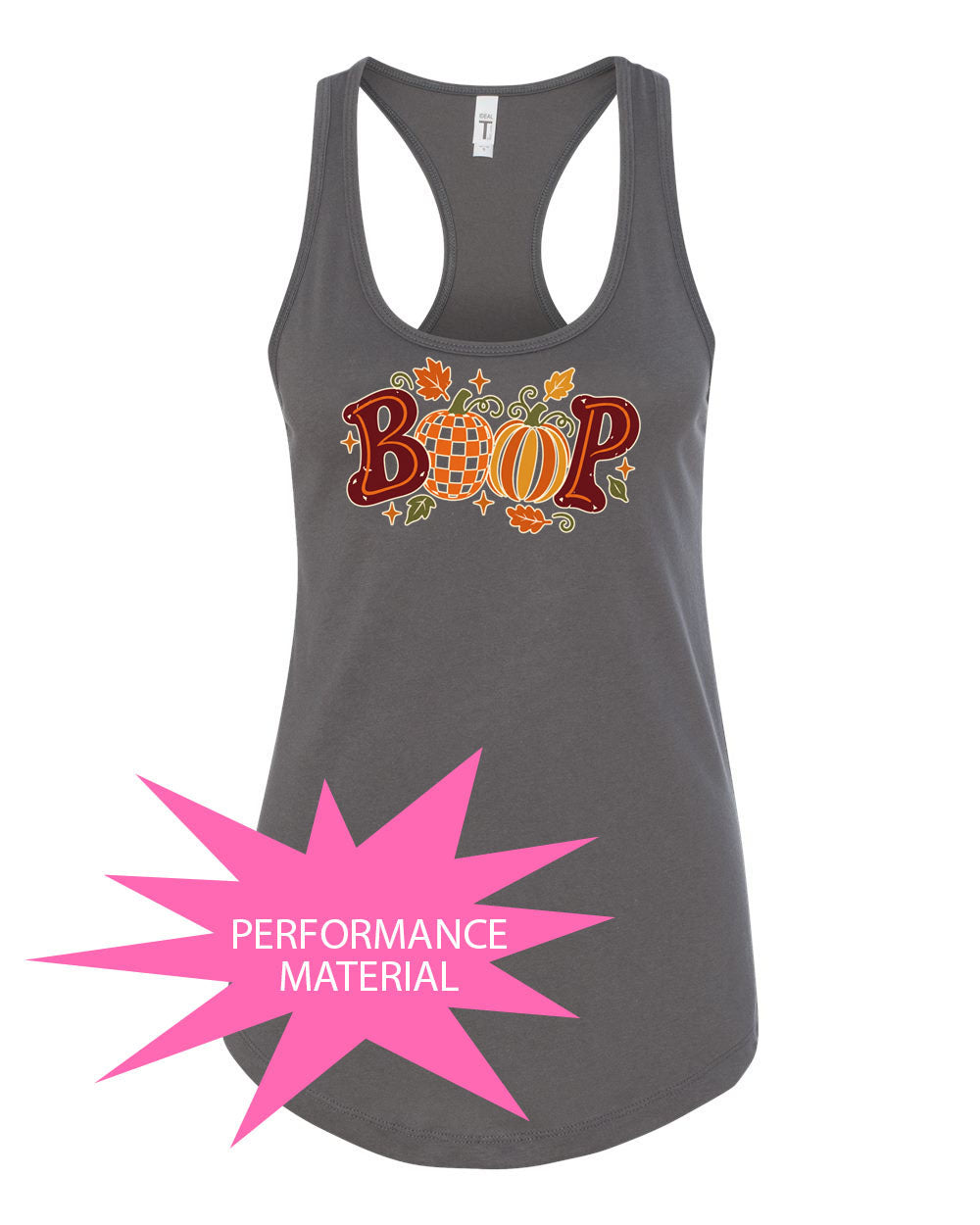 Boop Performance Racerback Tank Top Design 3