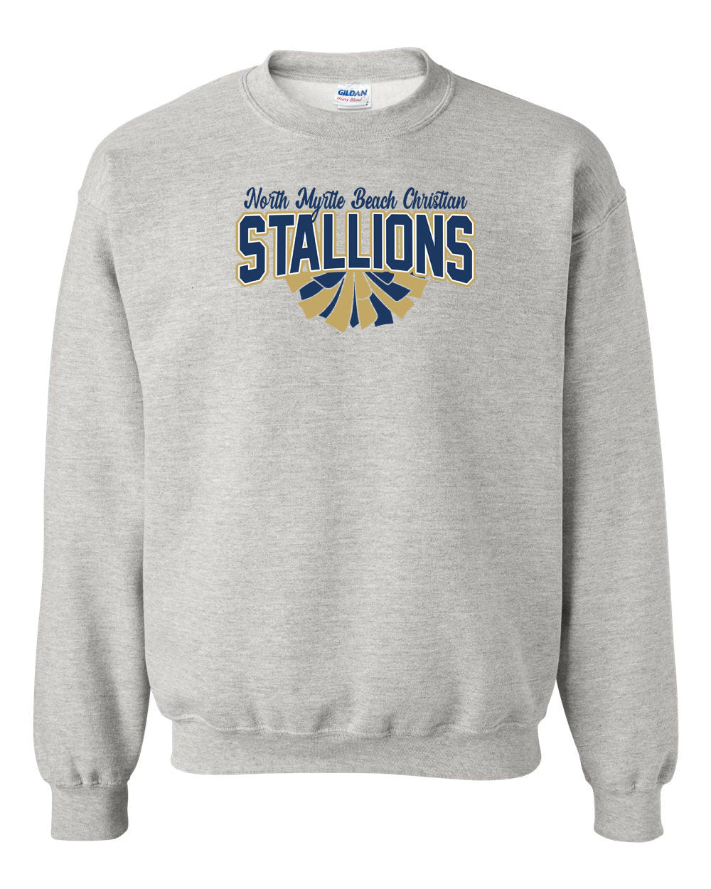 NMB Christian School Cheer Non Hooded Sweatshirt Design 1