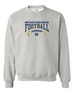 NMB Christian School Football Non Hooded Sweatshirt Design 2