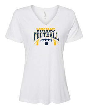 Vinkings Football Design 8 V-neck T-shirt