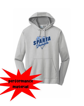 Sparta Diamonds Performance Hooded Sweatshirt Design 2