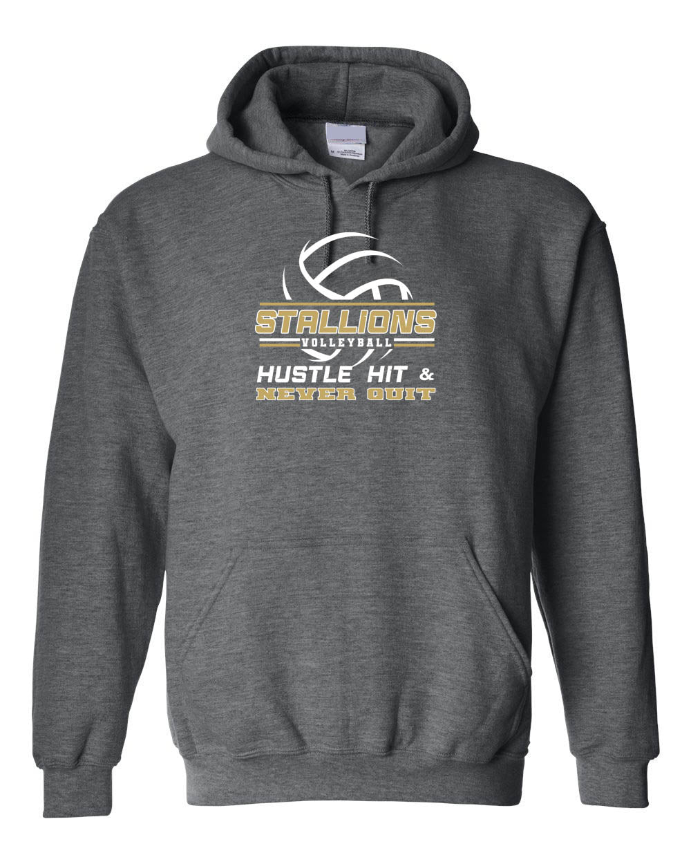 NMB Christian School Volleyball Hooded Sweatshirt Design 1