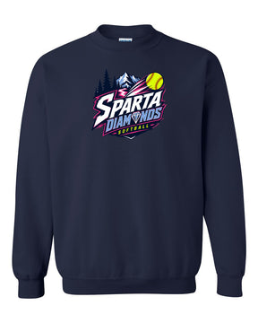 Sparta Diamonds Non Hooded Sweatshirt Design 1