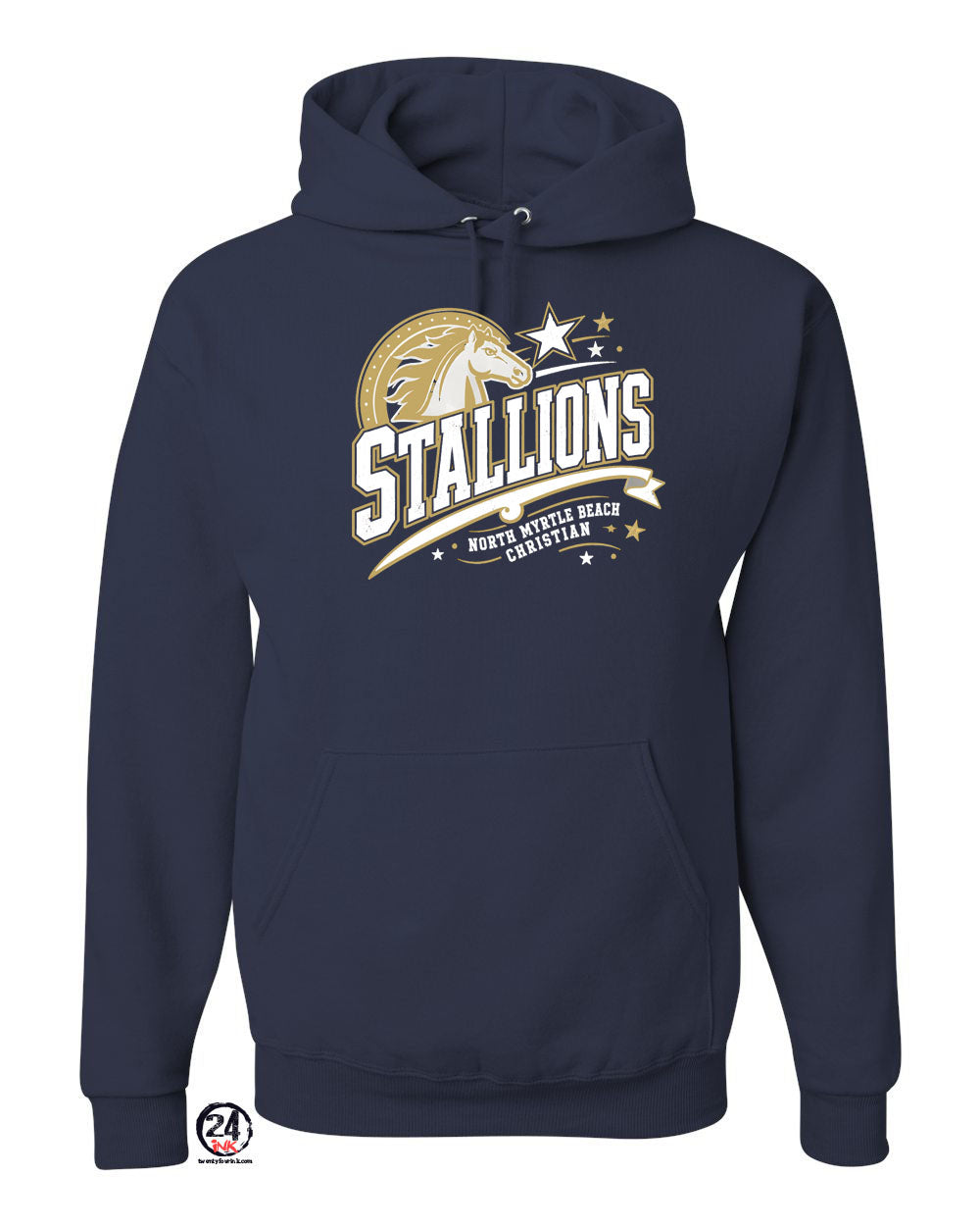 NMB Christian School Spiritwear Hooded Sweatshirt Design 2