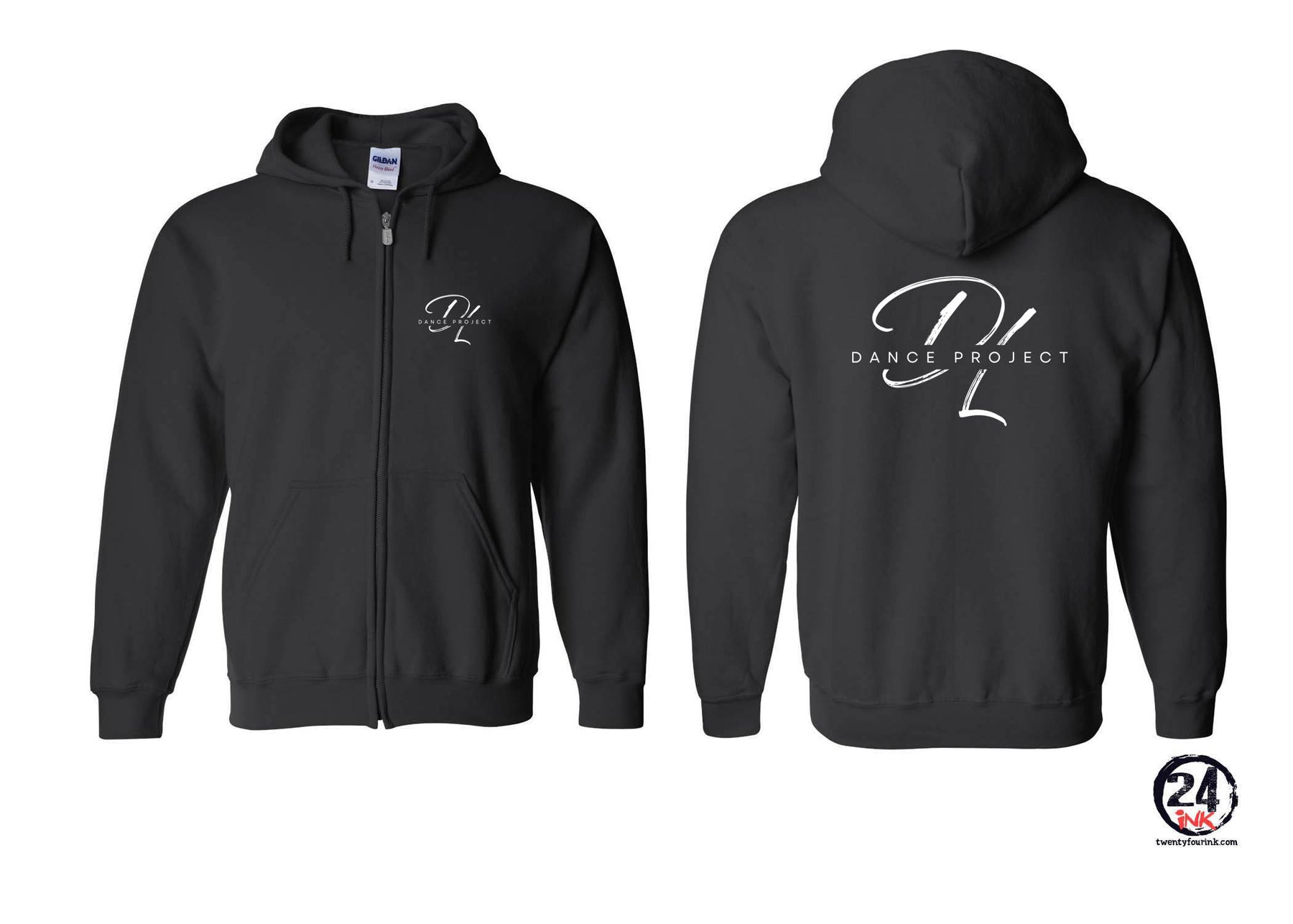 DL Dance Project design 1 Zip up Sweatshirt