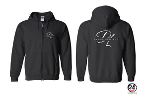 DL Dance Project design 1 Zip up Sweatshirt