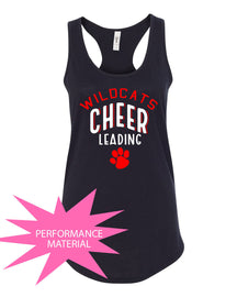 Wildcats Cheer Design 5 Performance Racerback Tank Top