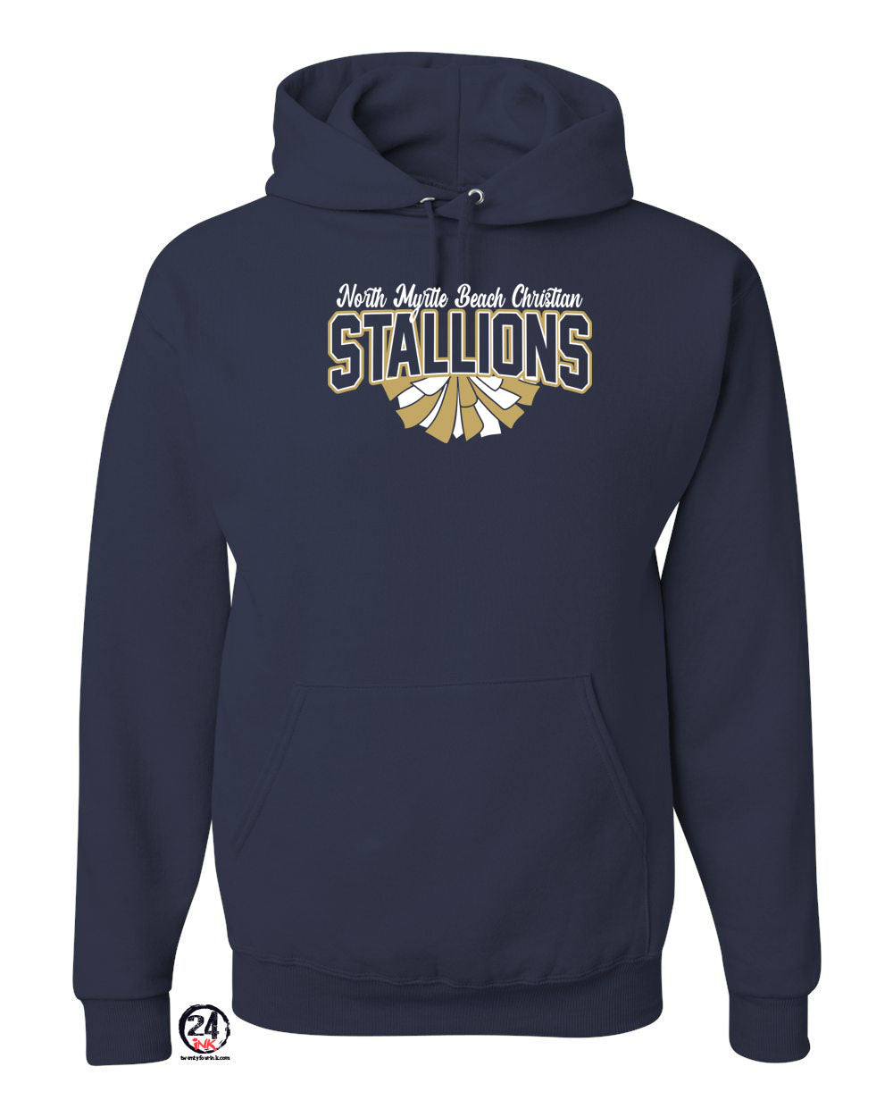 NMB Christian School Cheer Hooded Sweatshirt Design 1