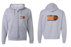 Tigers design 19 Zip up Sweatshirt