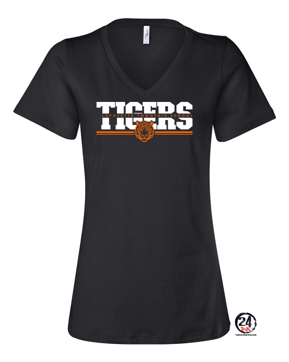Tigers V-neck T-Shirt Design 16