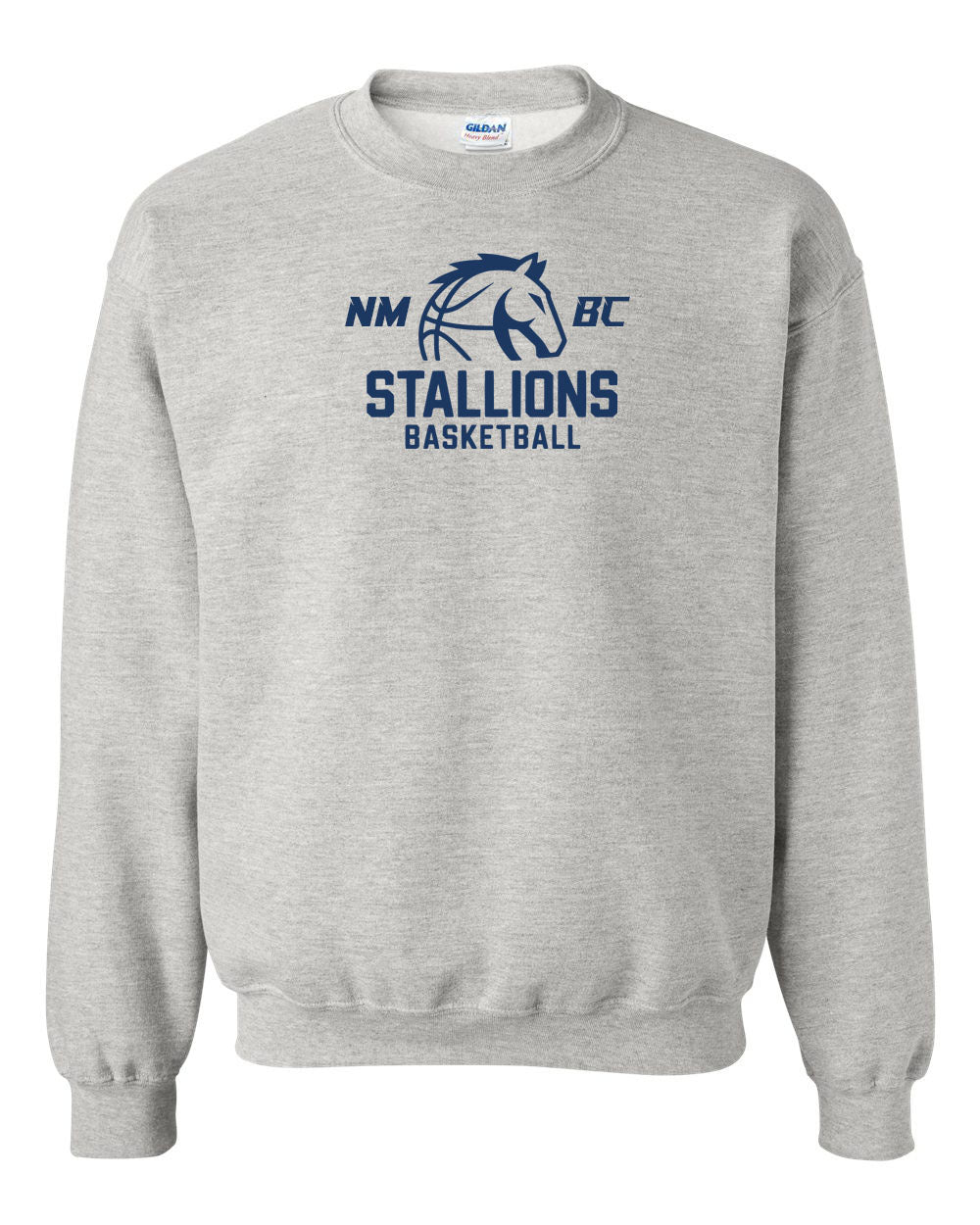 NMB Christian School Basketball Non Hooded Sweatshirt Design 1