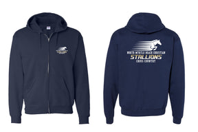 NMB Christian School Cross Country design 1 Zip up Sweatshirt
