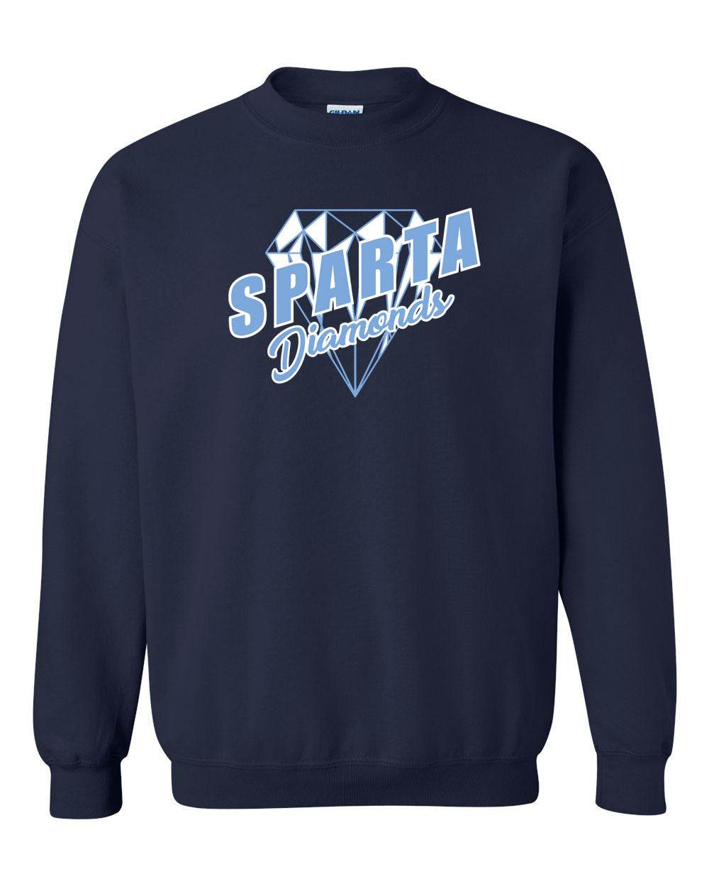 Sparta Diamonds Non Hooded Sweatshirt Design 2